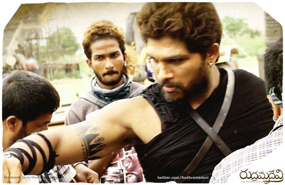 Rudramadevi Latest Working Stills