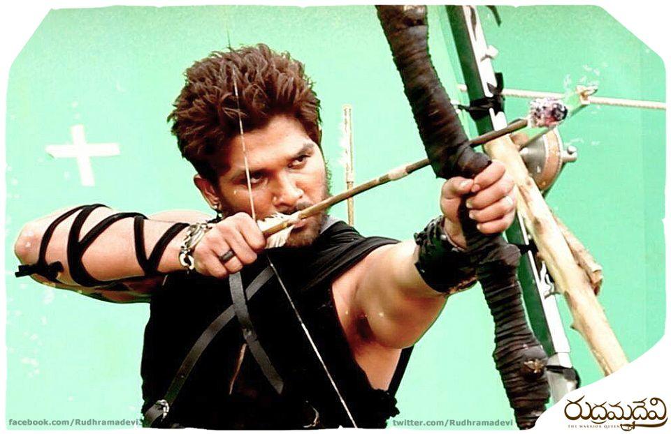 Rudramadevi Latest Working Stills