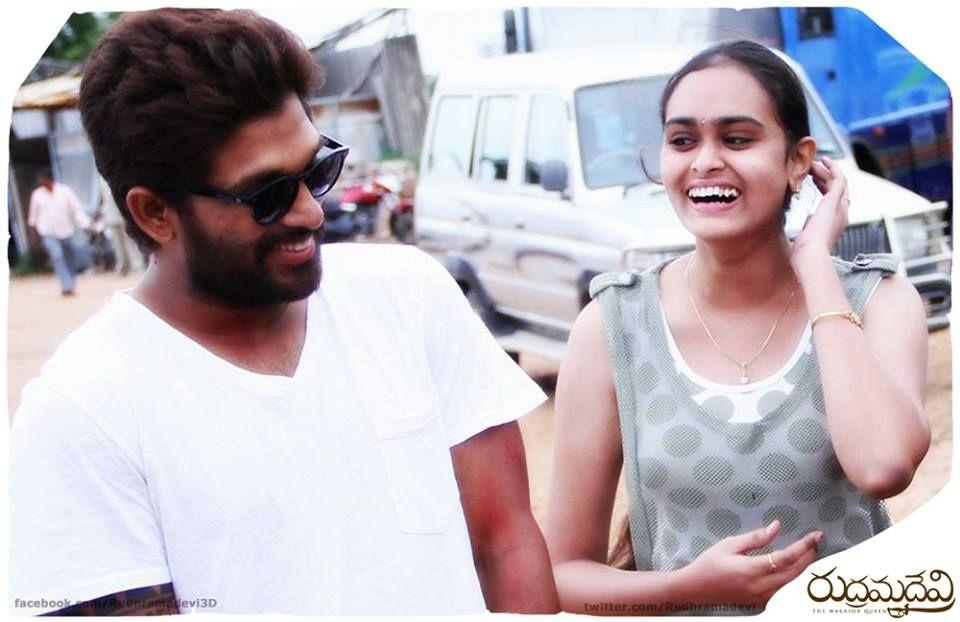 Rudramadevi Latest Working Stills
