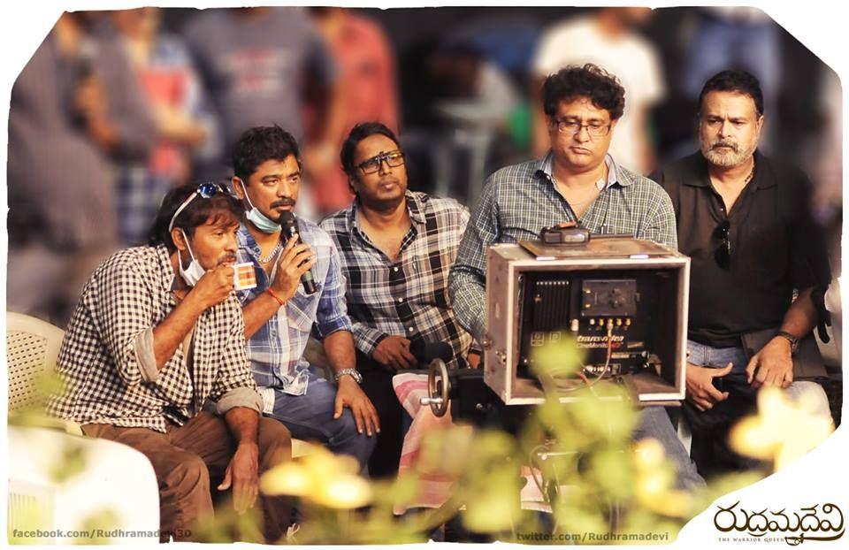 Rudramadevi Latest Working Stills