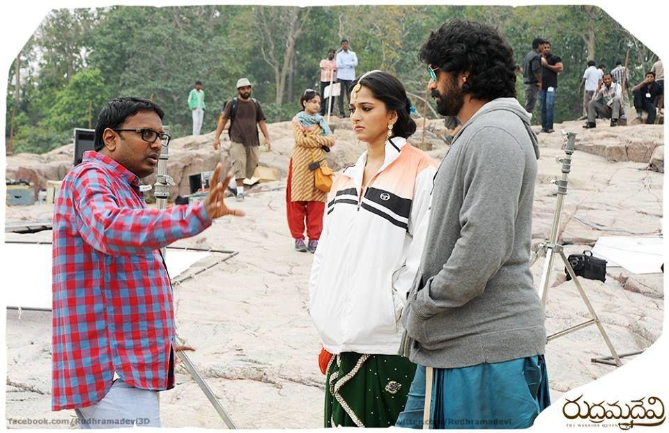 Rudramadevi Latest Working Stills
