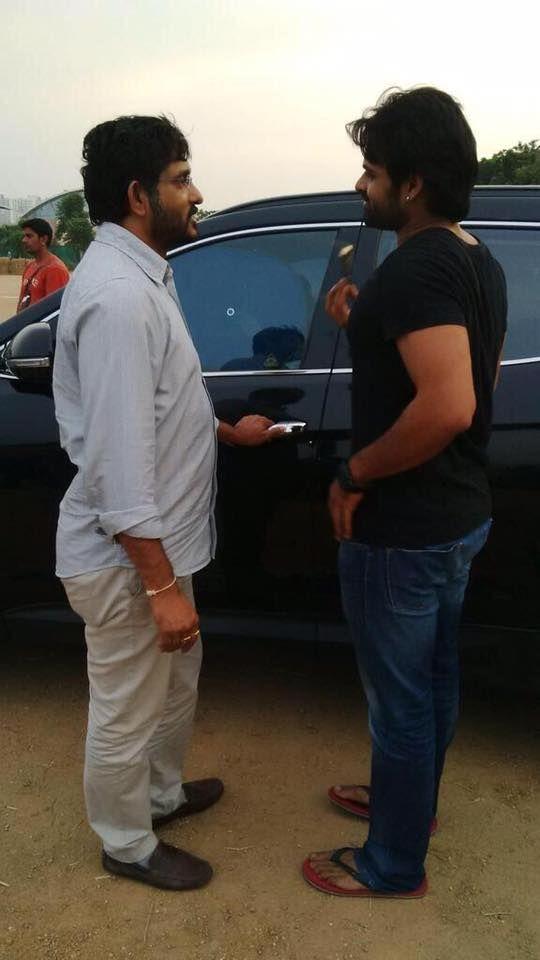 Sai Dharam Tej On Sets of Bruce Lee
