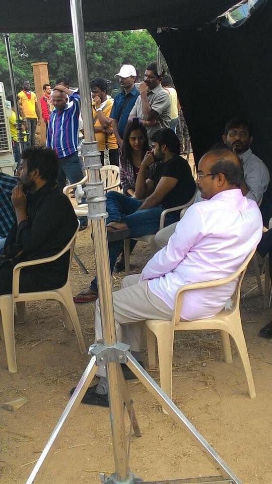 Sai Dharam Tej On Sets of Bruce Lee