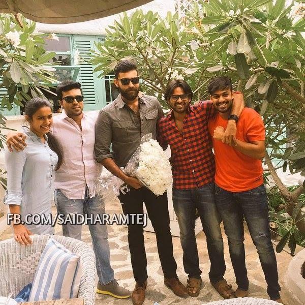 Rare Pics of Sai Dharam Tej