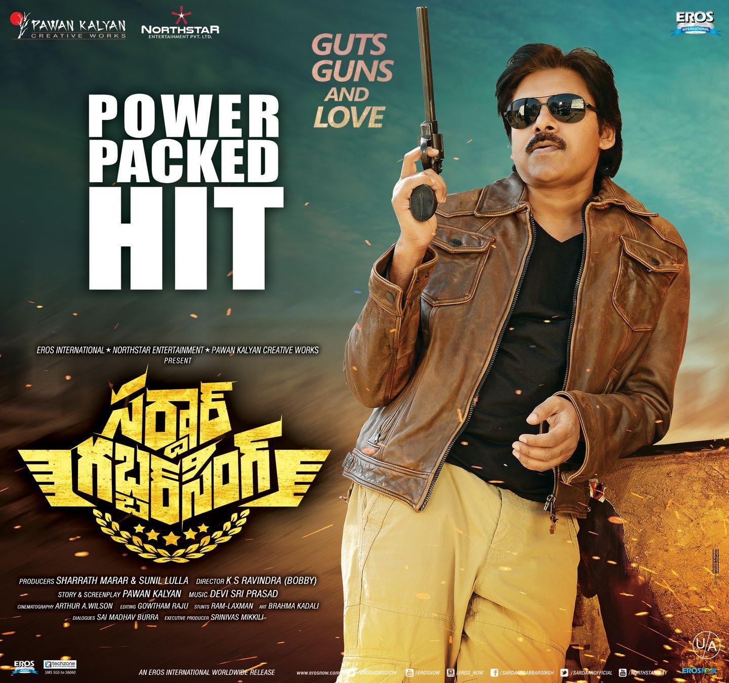 Sardaar Gabbar Singh Power Packed Hit Posters
