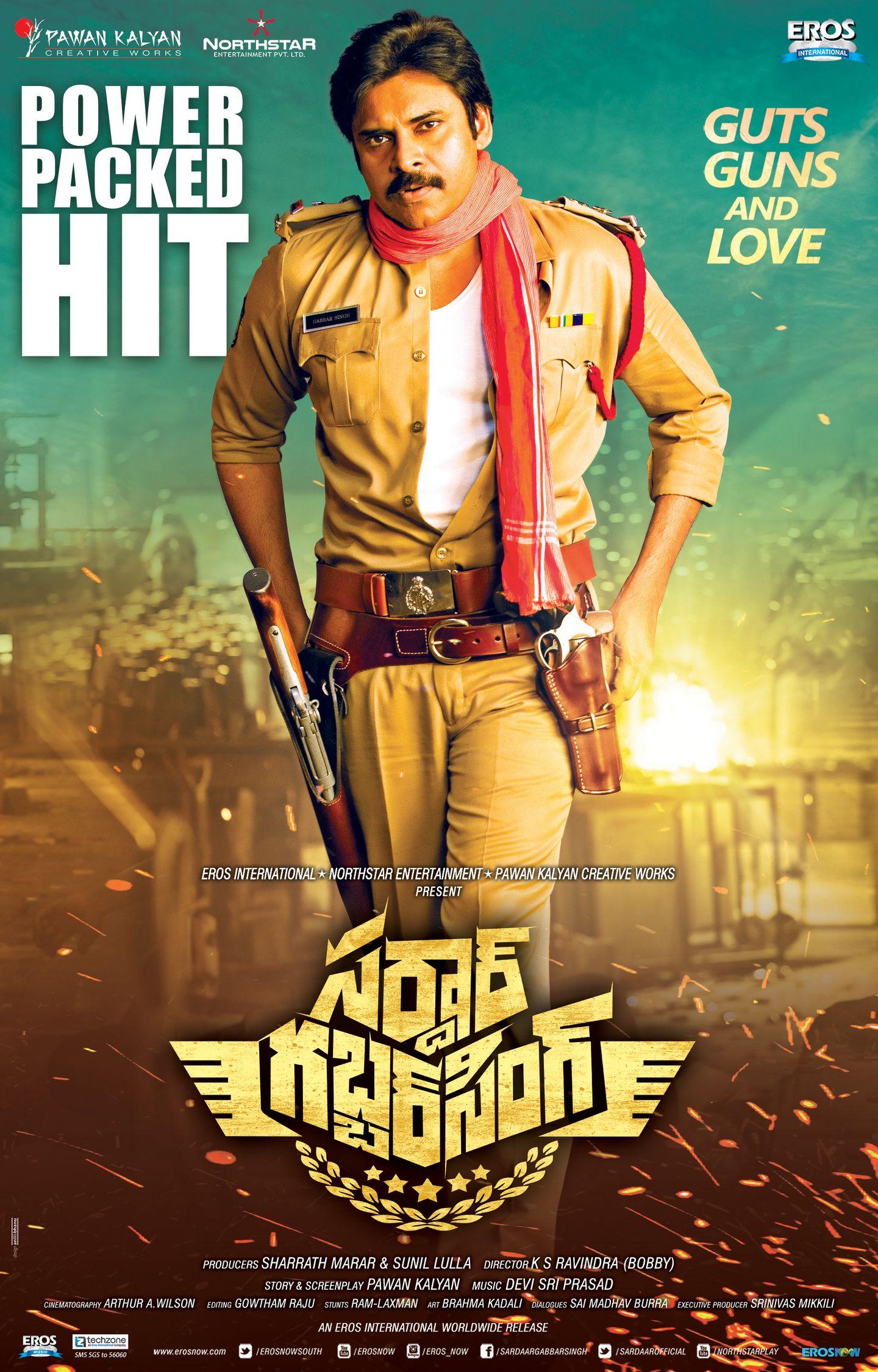 Sardaar Gabbar Singh Power Packed Hit Posters