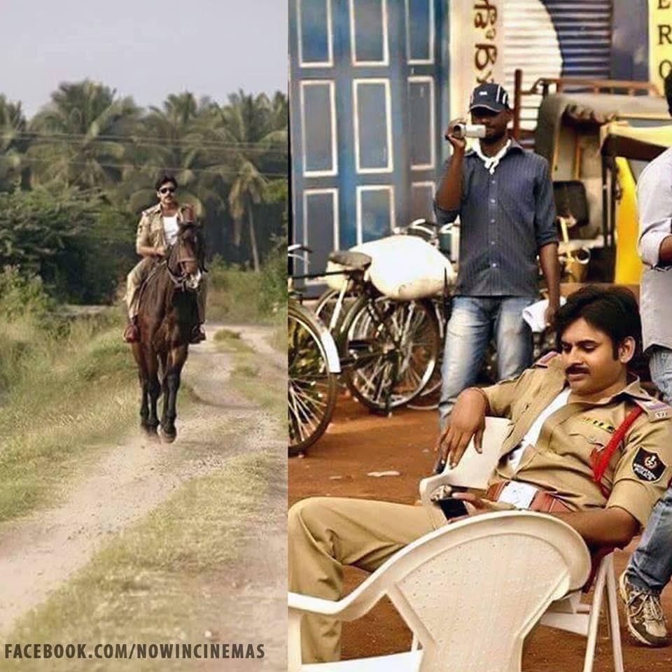 Sardar Gabbar Singh Shooting Unseen Pics