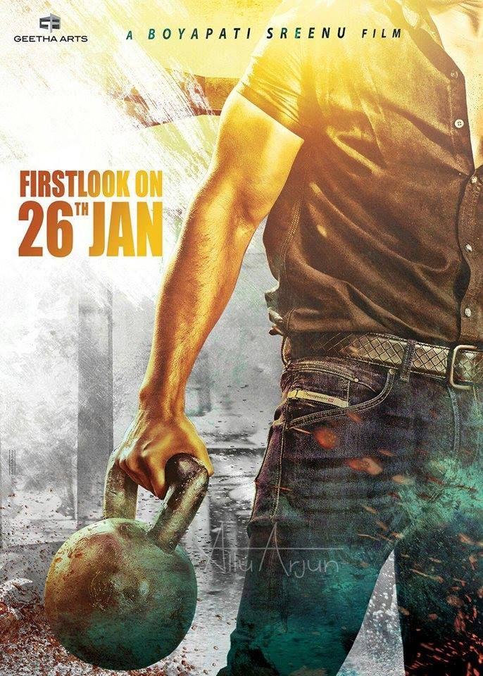 Sarrainodu Pre Look Poster