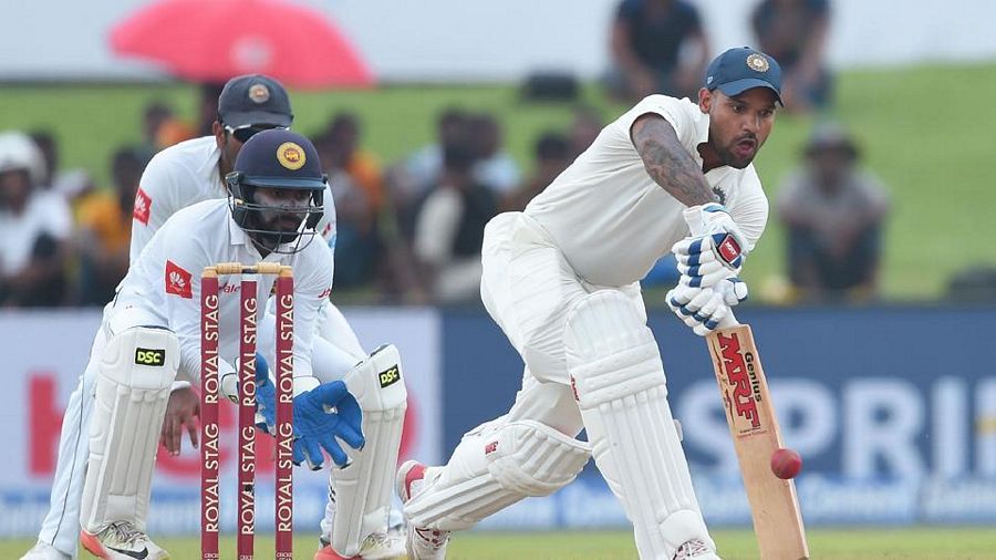 Shikhar Dhawan missed out on a double century Photos