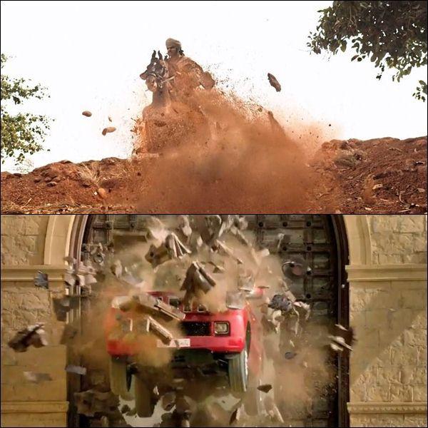 Similarities Between Baahubali And Mahindra TUV300 Ad Photos