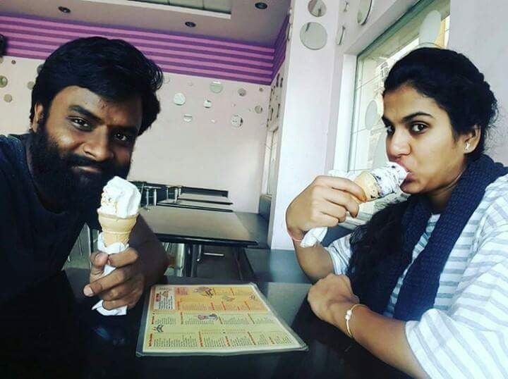 Singers Hema Chandra and Sravana Bhargavi dual unseen Photos