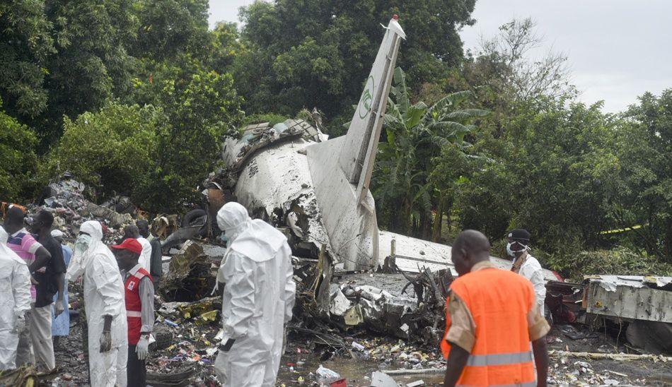 South Sudan Plane Crash Photos