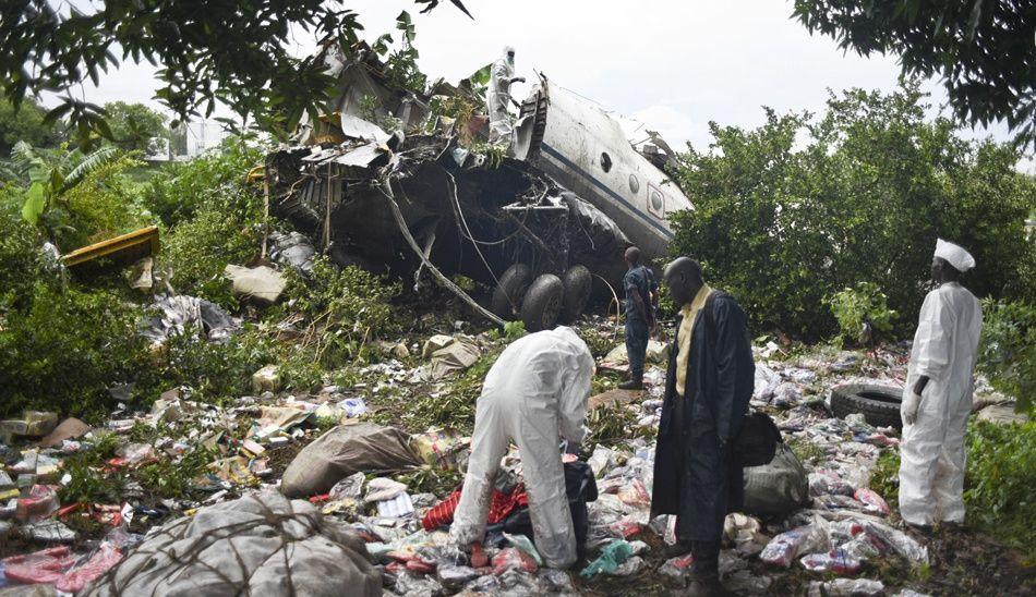 South Sudan Plane Crash Photos