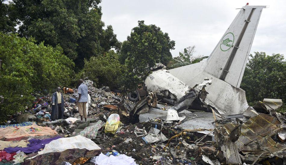 South Sudan Plane Crash Photos