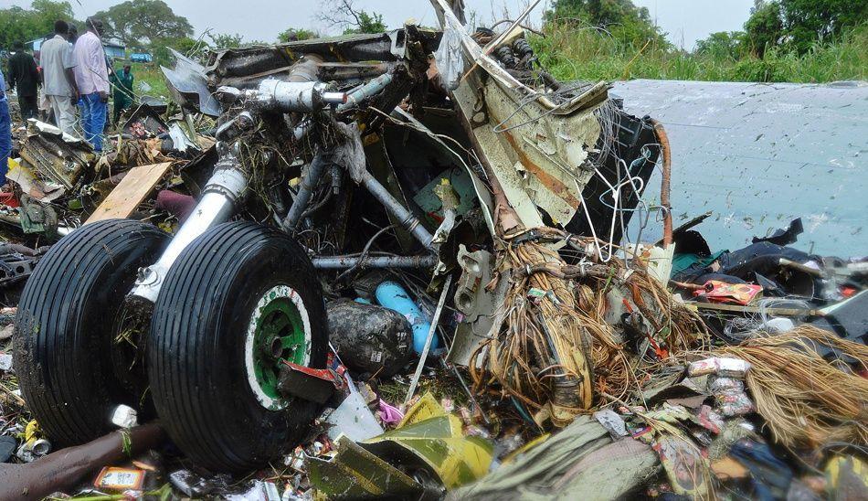 South Sudan Plane Crash Photos