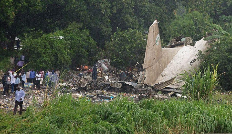 South Sudan Plane Crash Photos