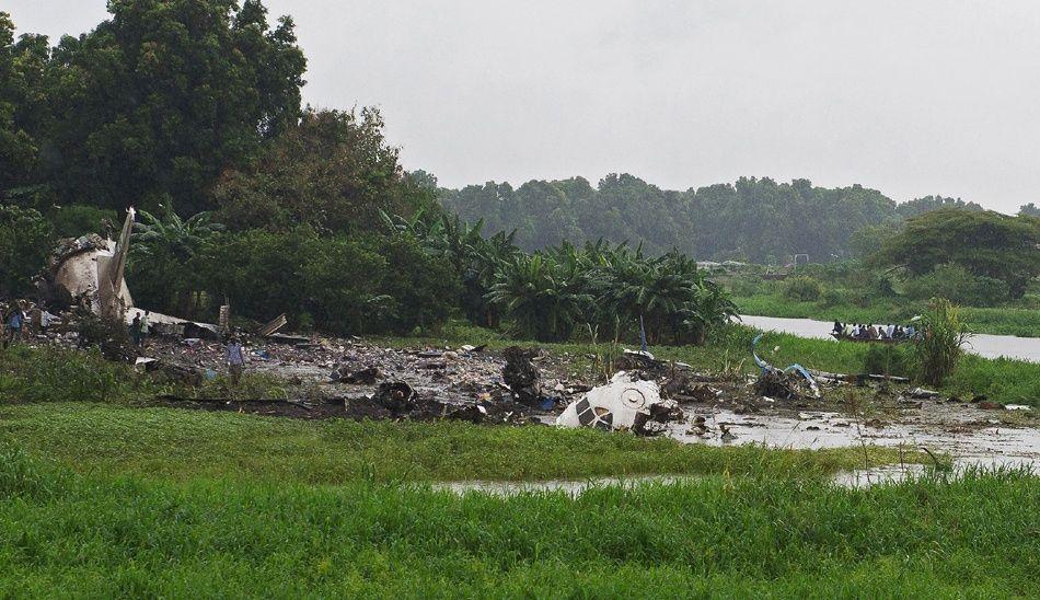 South Sudan Plane Crash Photos