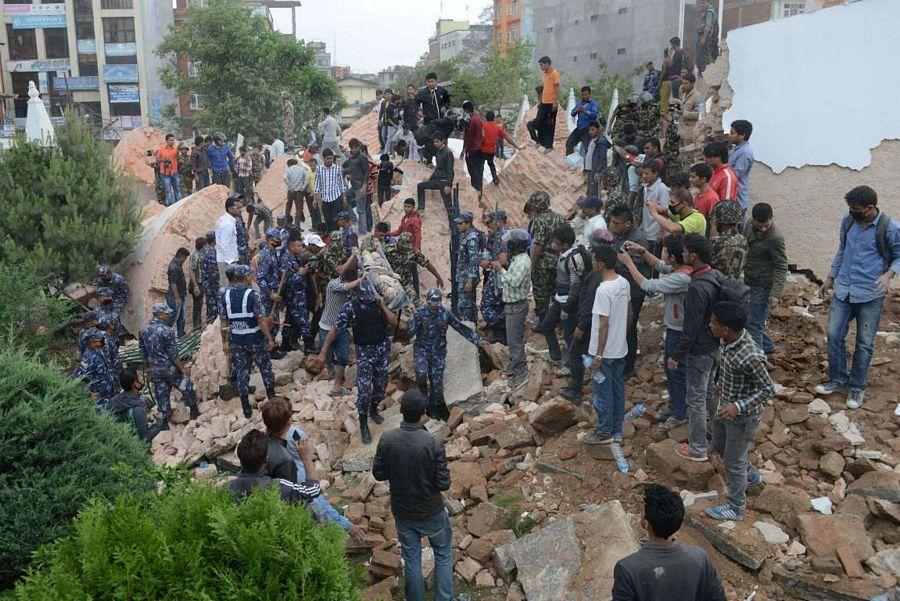 Special Rescue Team Helping Nepal Earthquake survivors