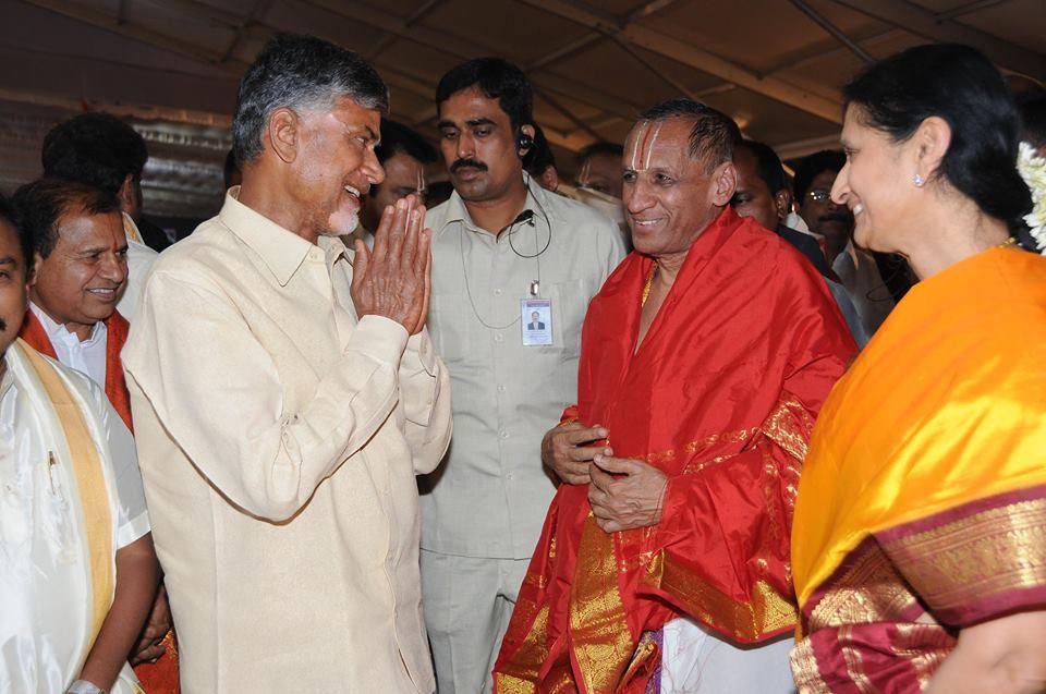 Sri NCBN Participated In Sri Venkateshwara Swamy Vaibavotsavalu At NTR Stadium