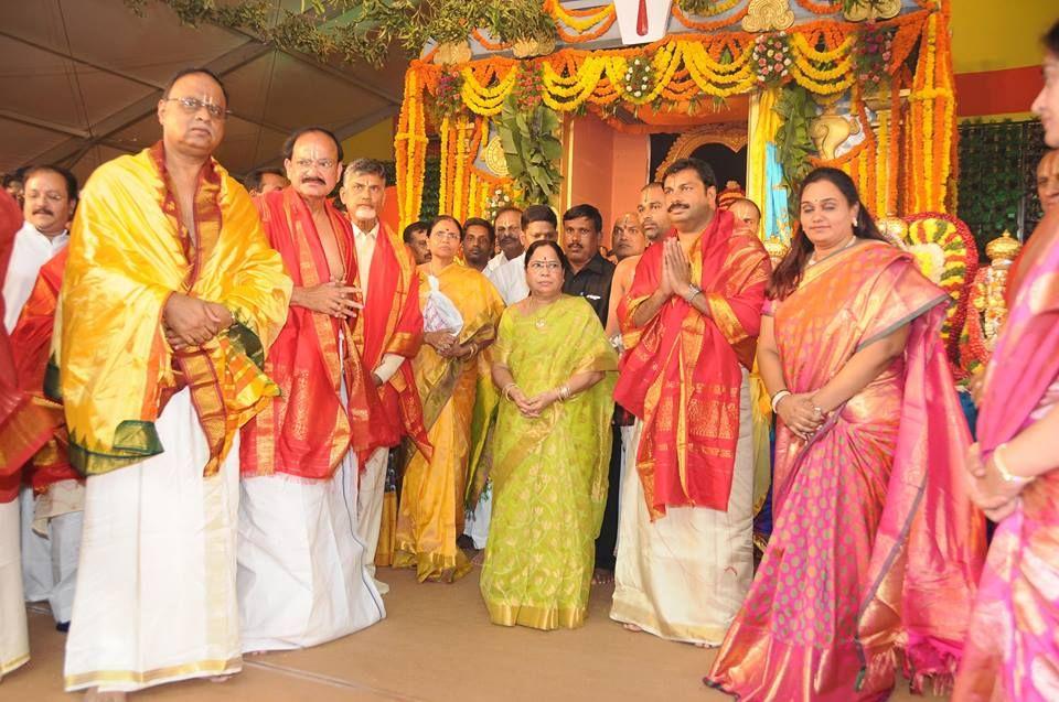 Sri NCBN Participated In Sri Venkateshwara Swamy Vaibavotsavalu At NTR Stadium