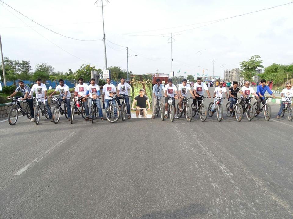 Srimanthudu Fans Hungama Photos