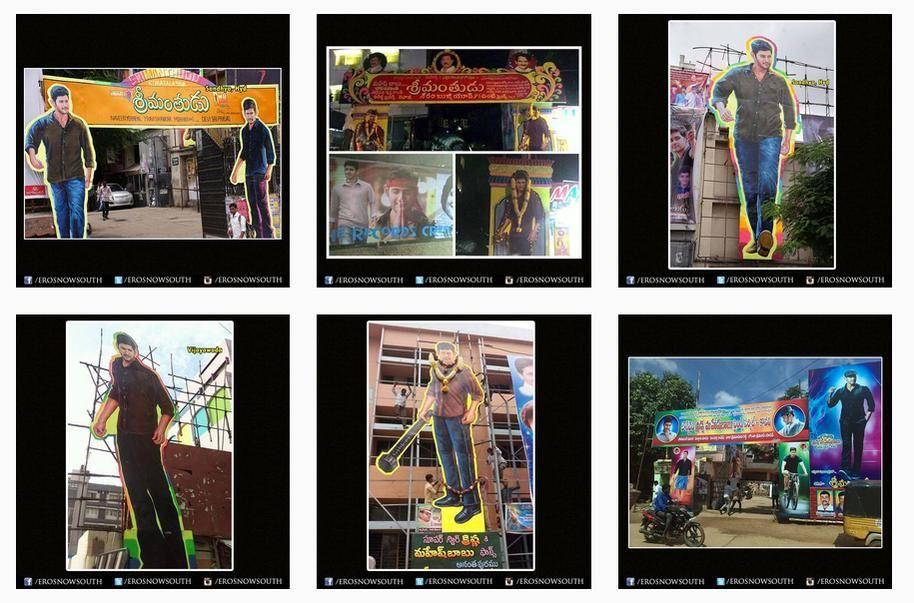 Srimanthudu Movie Cutouts