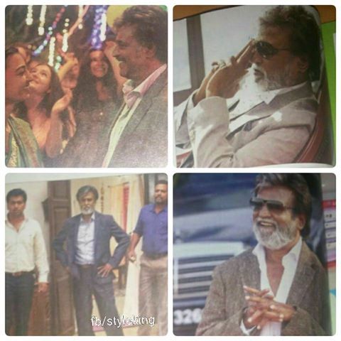 Super Star Rajini on the sets of Kabali New Photos