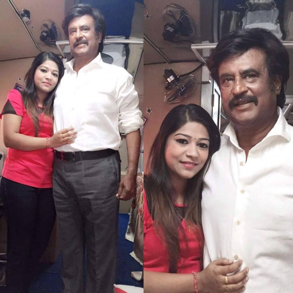 Super Star Rajini on the sets of Kabali New Photos