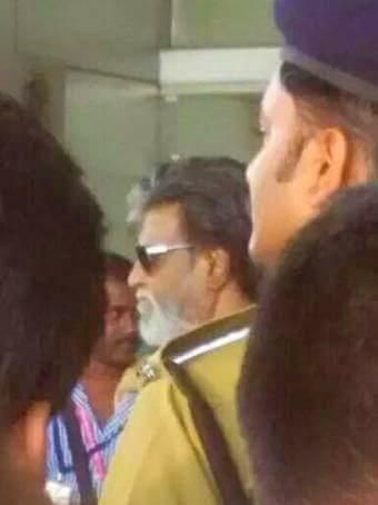 Super Star Rajini on the sets of Kabali New Photos