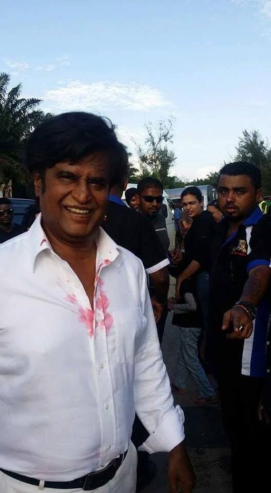 Super Star Rajini on the sets of Kabali New Photos