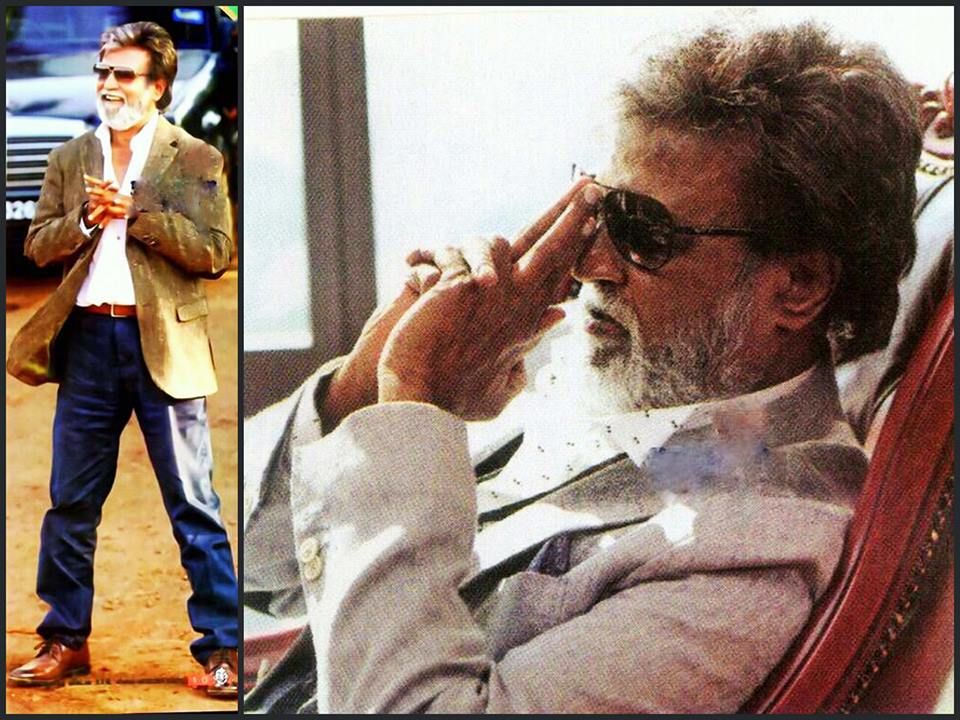 Super Star Rajini on the sets of Kabali New Photos