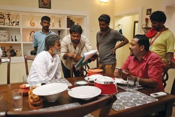 Super Star Rajini on the sets of Kabali New Photos