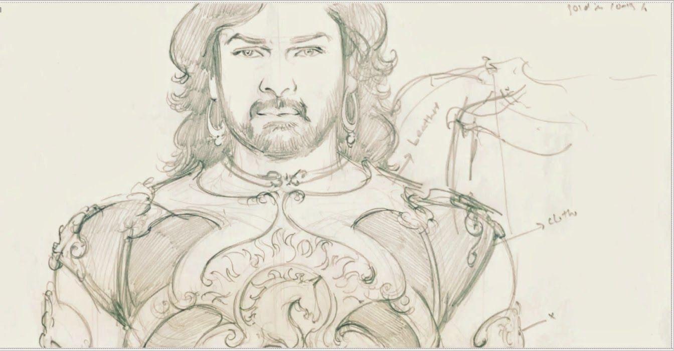 Superb Baahubali Sketches Photos