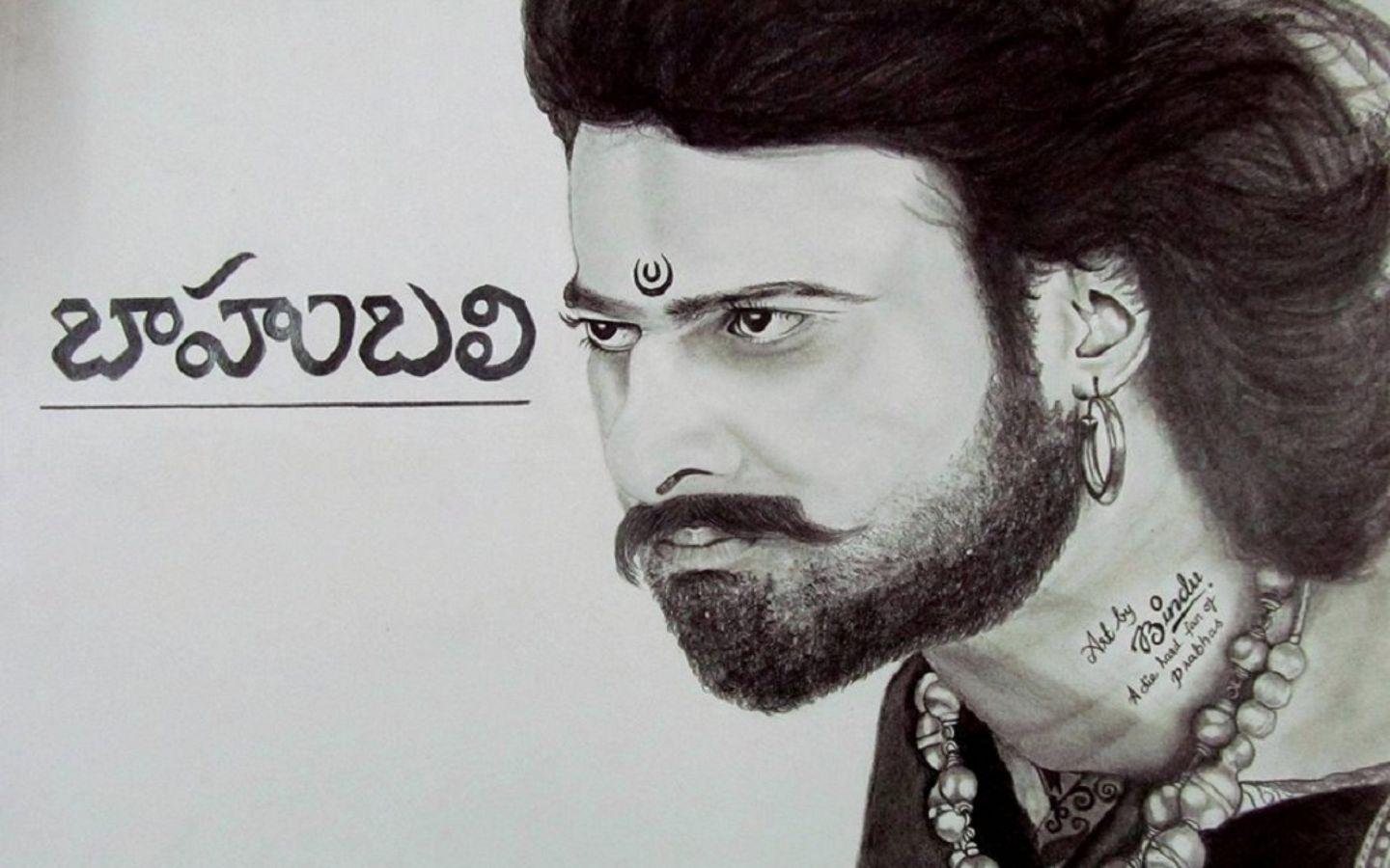 Superb Baahubali Sketches Photos