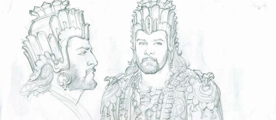 Superb Baahubali Sketches Photos