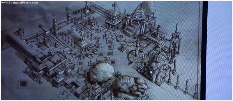 Superb Baahubali Sketches Photos