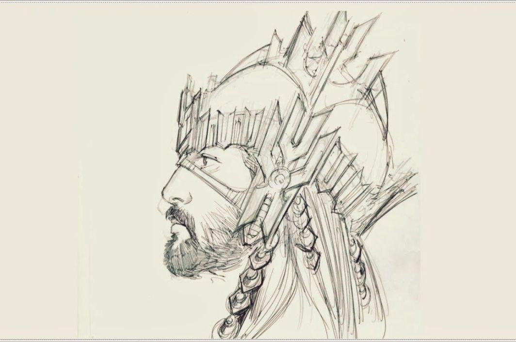 Superb Baahubali Sketches Photos