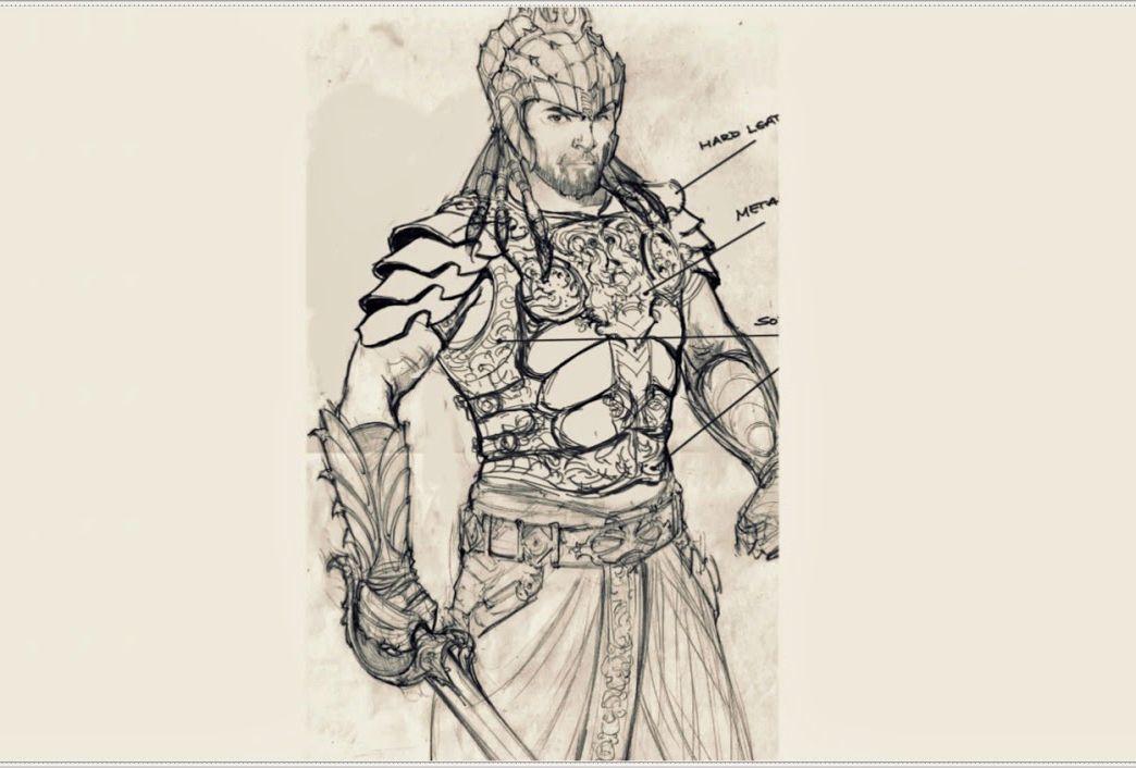 Superb Baahubali Sketches Photos