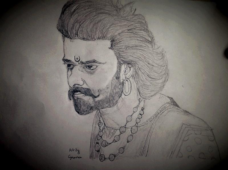 Superb Baahubali Sketches Photos