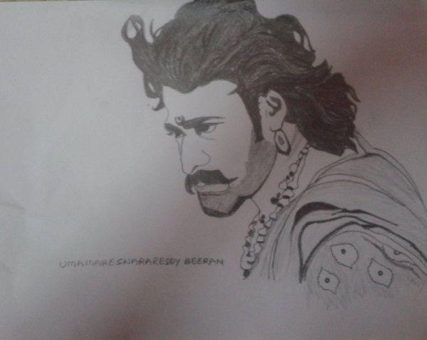 Superb Baahubali Sketches Photos