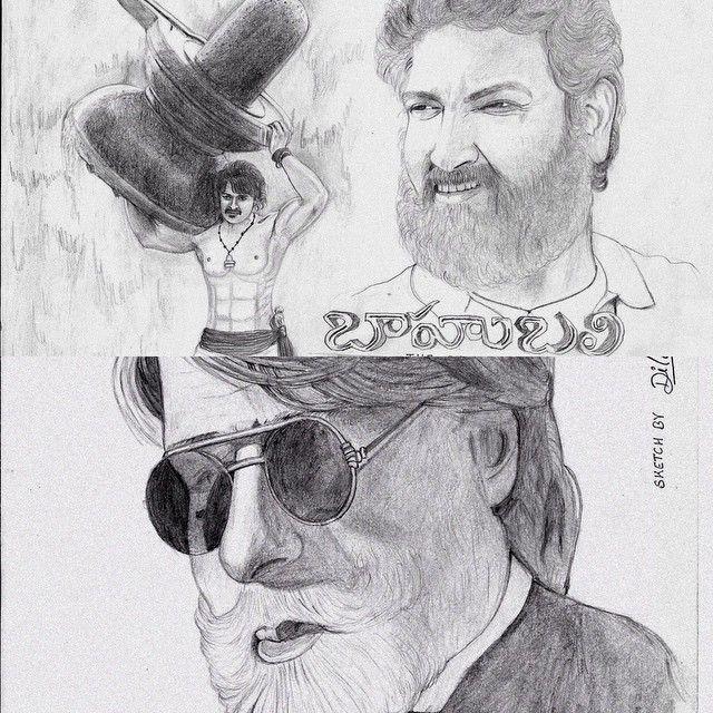 Superb Baahubali Sketches Photos