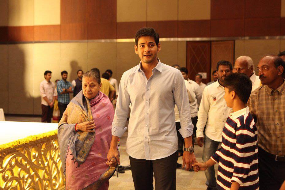 Superstar Mahesh Babu with his Mother Indira Devi Photos