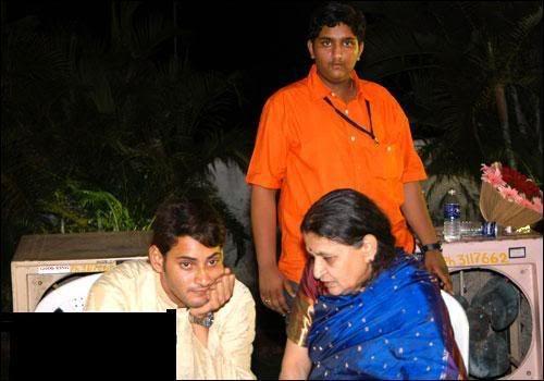 Superstar Mahesh Babu with his Mother Indira Devi Photos