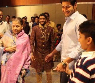 Superstar Mahesh Babu with his Mother Indira Devi Photos