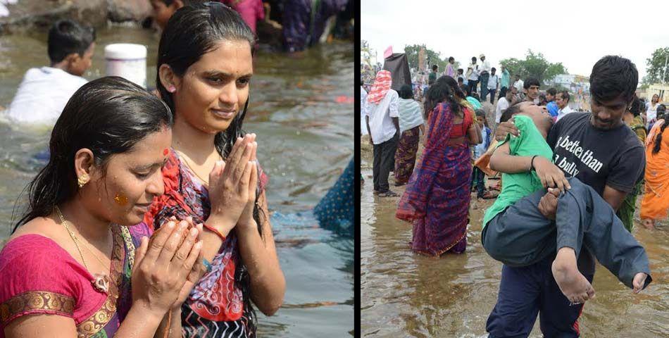 Telangana Pushkaralu 4th day Photos