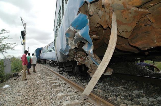 Train Accident in Ananthapuram Photos