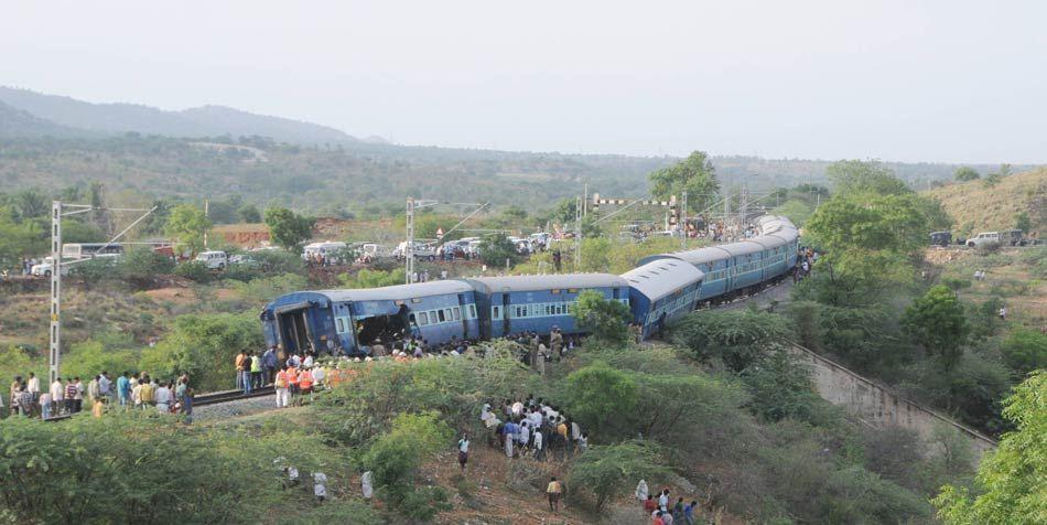 Train Accident in Ananthapuram Photos