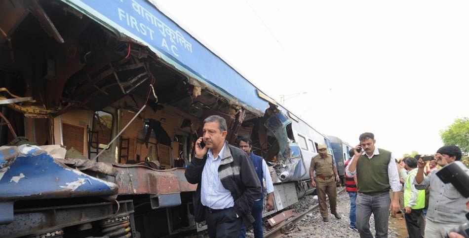 Train Accident in Ananthapuram Photos