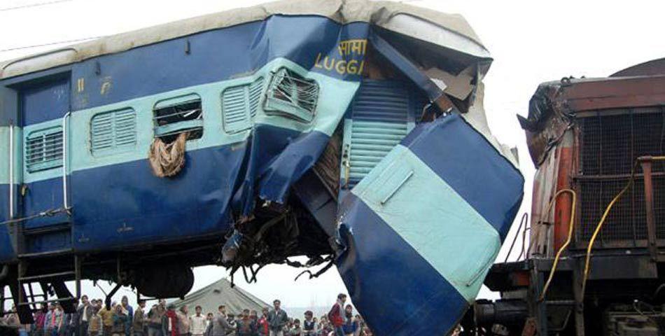 Exclusive Photos: Two Trains express fell into the Machak river