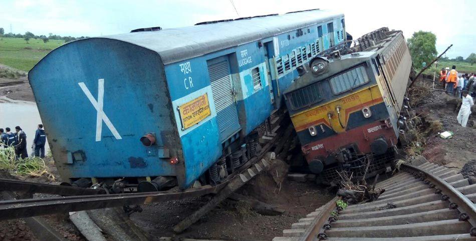 Exclusive Photos: Two Trains express fell into the Machak river